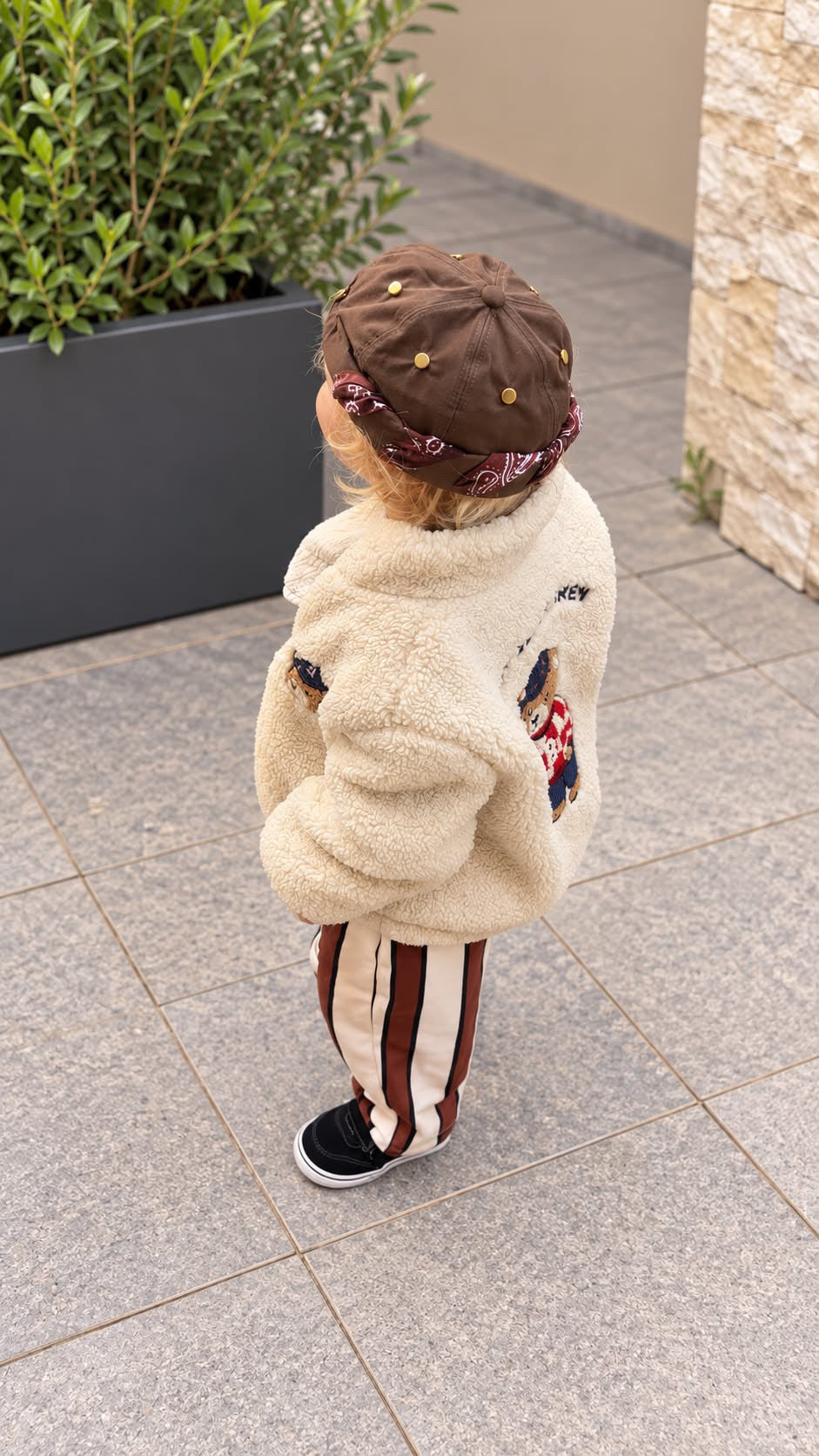 Docker marron bandana