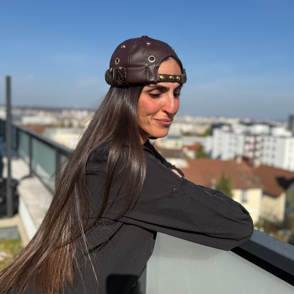 Docker marron et bandana