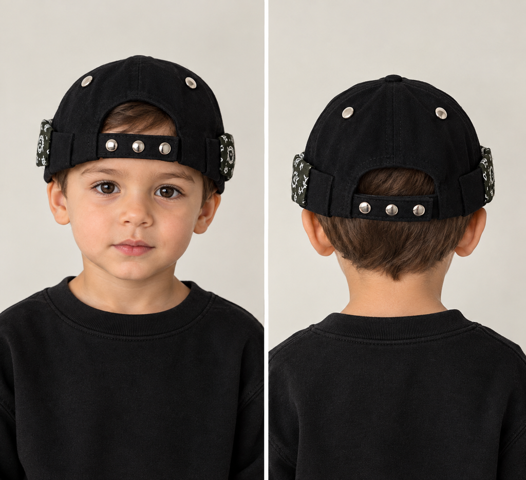 Docker noir bandana kaki