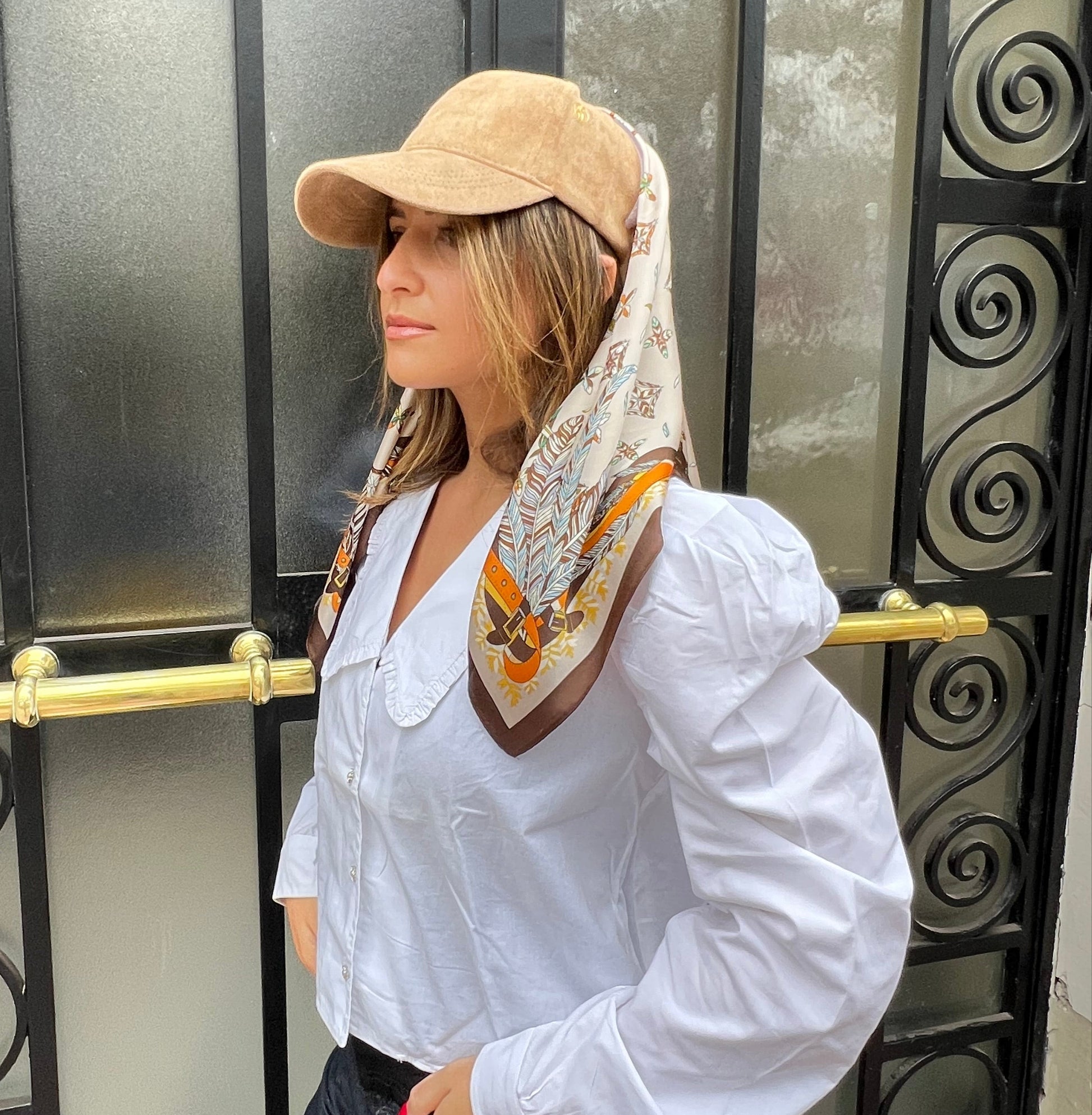 Casquette foulard ELYA
